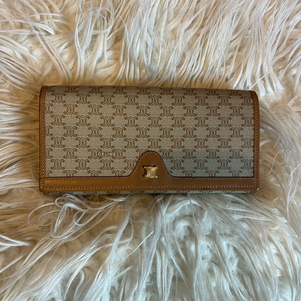 Celine Brown Monogram Wallet - Pristine Condition